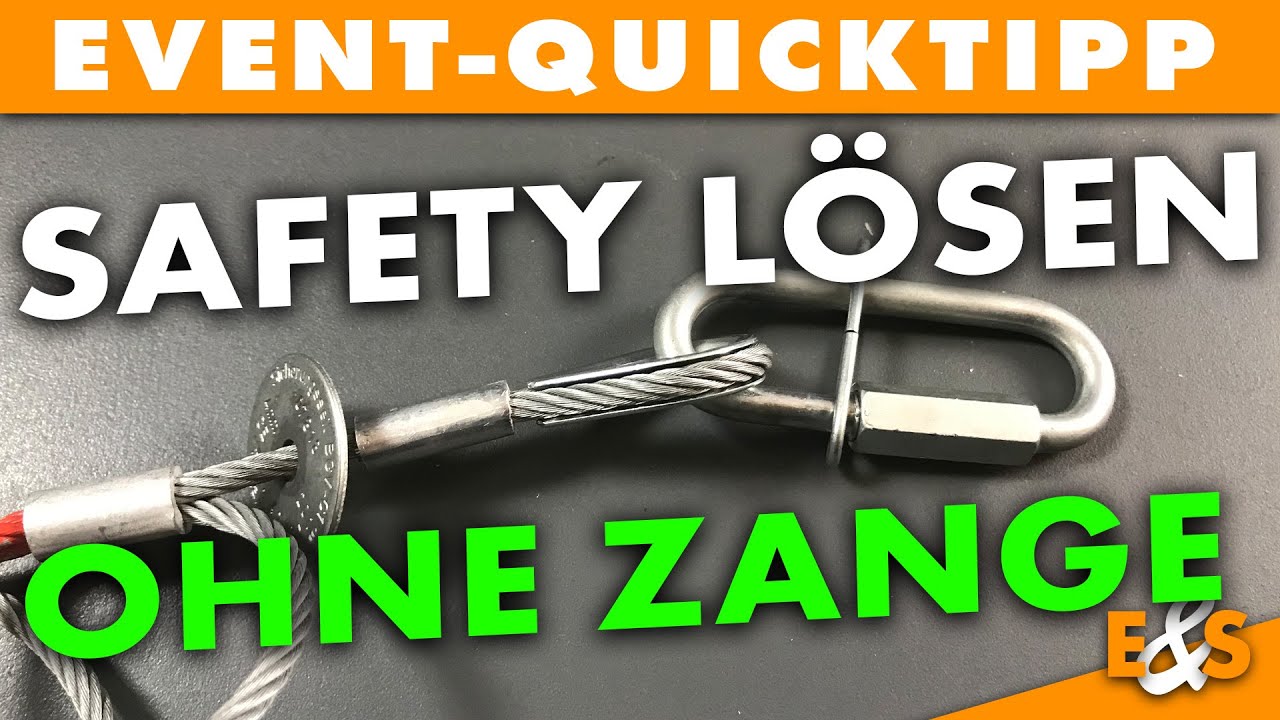 Safety L&ouml;sen - ohne Werkzeug!