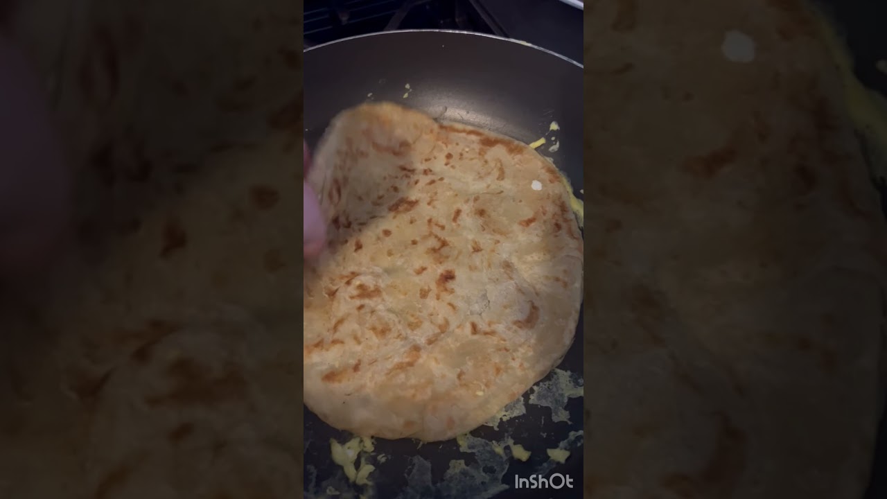 My 1st day New year breakfast #messamen #eggs cheese #مسمن بالبيض baking#cooking #fyp