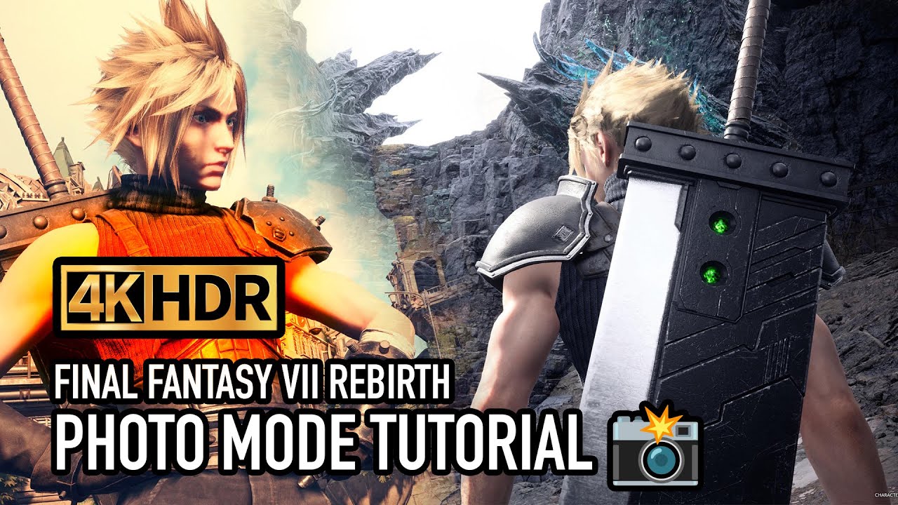 📸 FINAL FANTASY VII REBIRTH РУКОВОДСТВО ПО ФОТОРЕЖИМУ [4K HDR] #ps5 #ff7