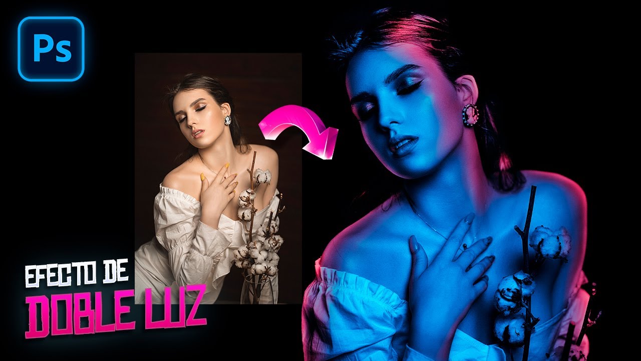 Efecto de Doble Luz y Color - Photoshop Tutorial