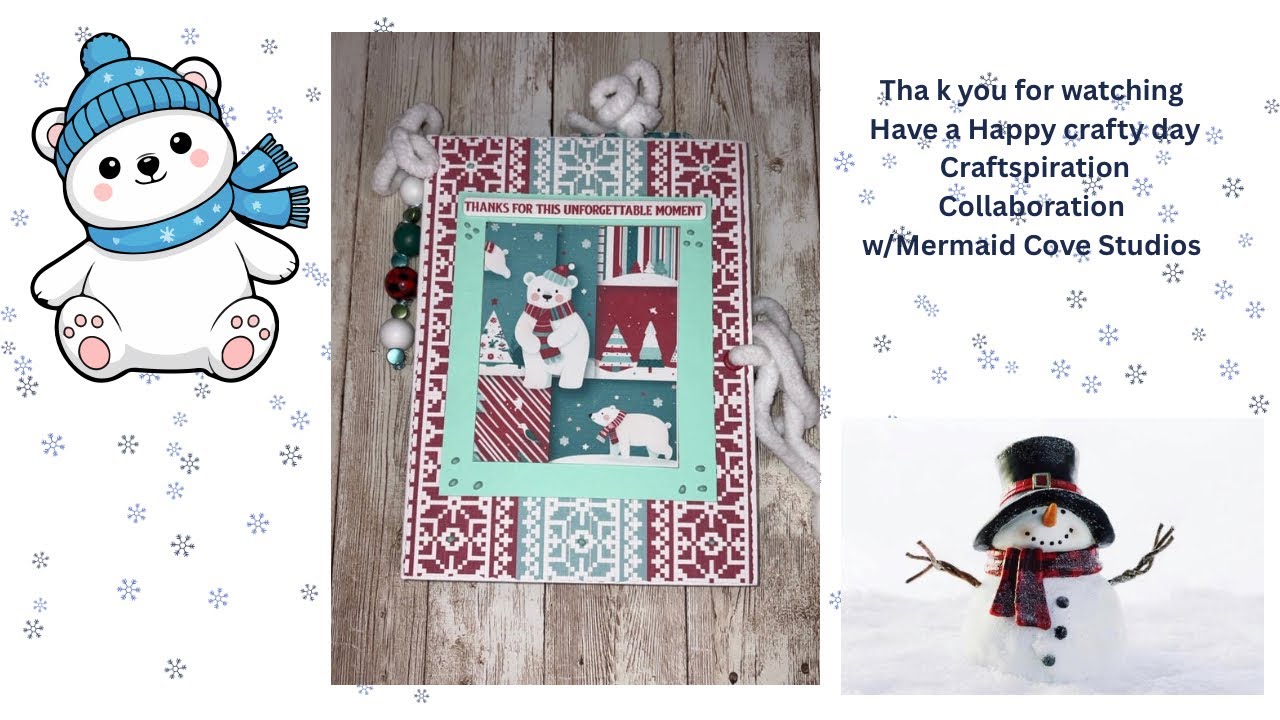 Folio inspired by @letsgetscrappy2654  Craftspiration Collaboration w @MermaidCoveStudio  