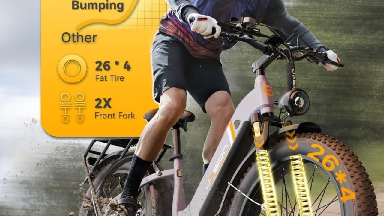 HYDRAULIC BRAKES & 1500W! 🛑 Jasion Thunder Fat Tire E-Bike Review ⚡️