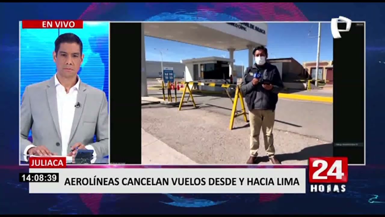 Juliaca: Aerolíneas cancelan vuelos por deterioro de pista