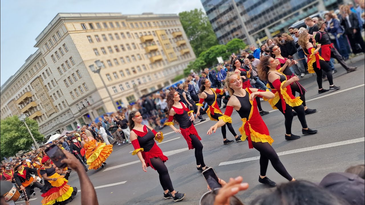 Carnival the Cultures Berlin Yearly Festival Parade Short Video #berlin #travel #carnival #culture