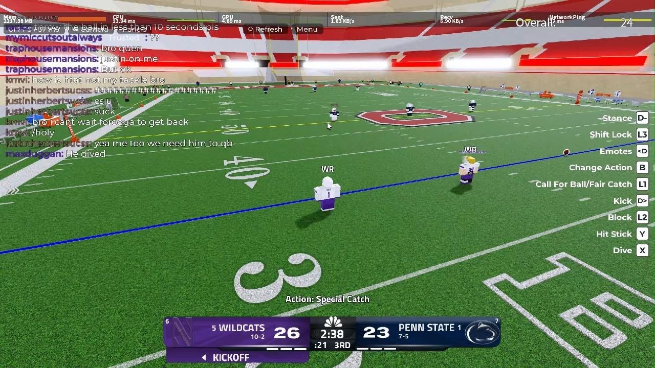 B10 Championship GOTC (College football roblox 🏈🏆)