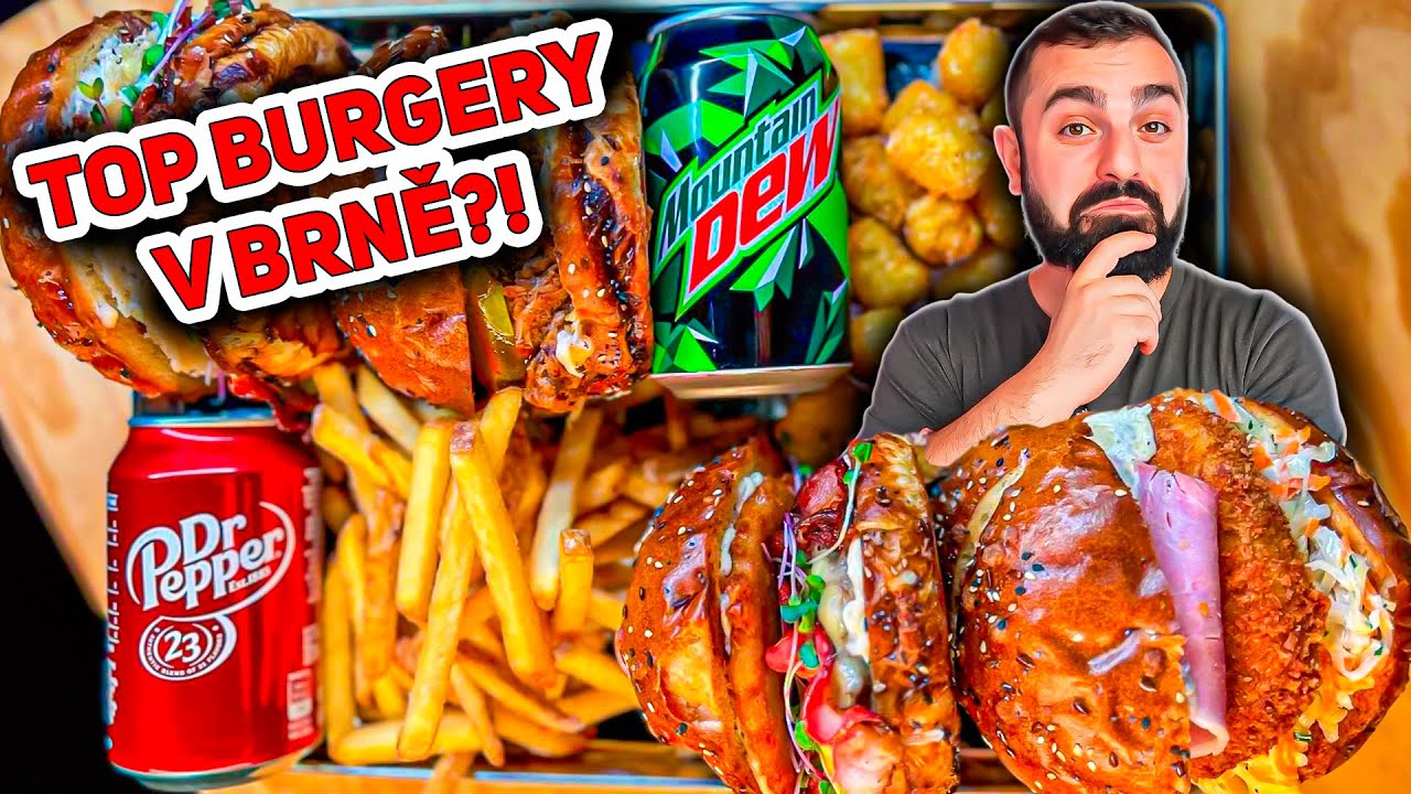 Pořádná BURGEROVÁ ŽRANICE v Brně! BURGER INN!