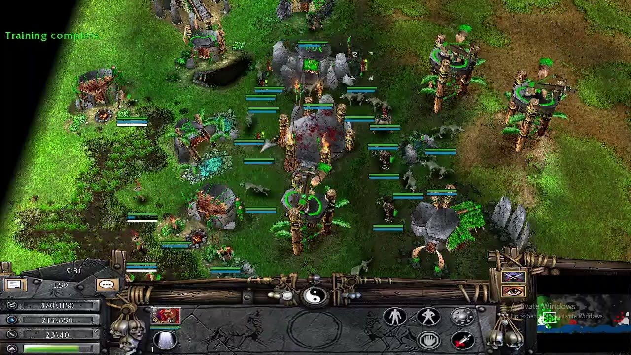 Battle Realms ZE 1v1 Dits vs Bajann 3games