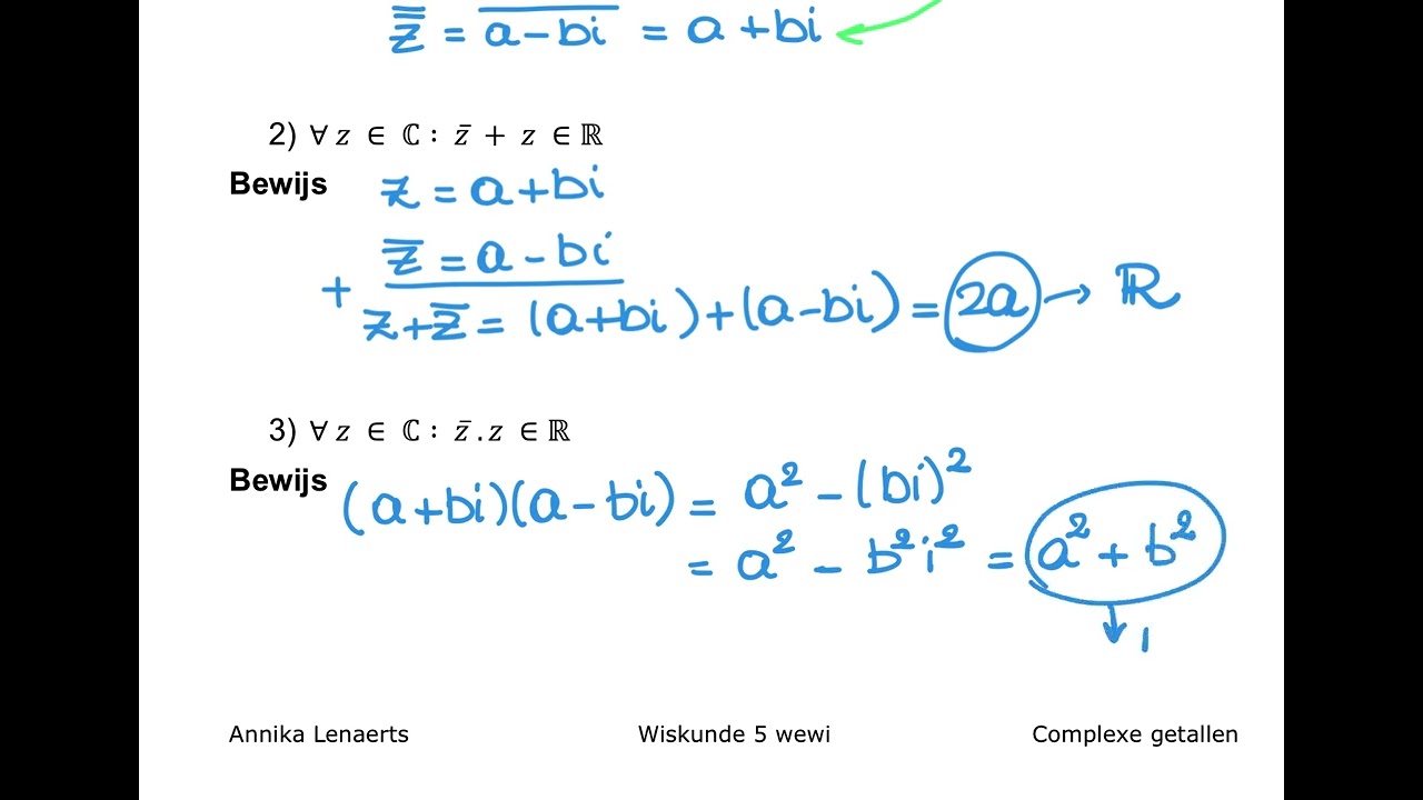 les 1 Complexe getallen