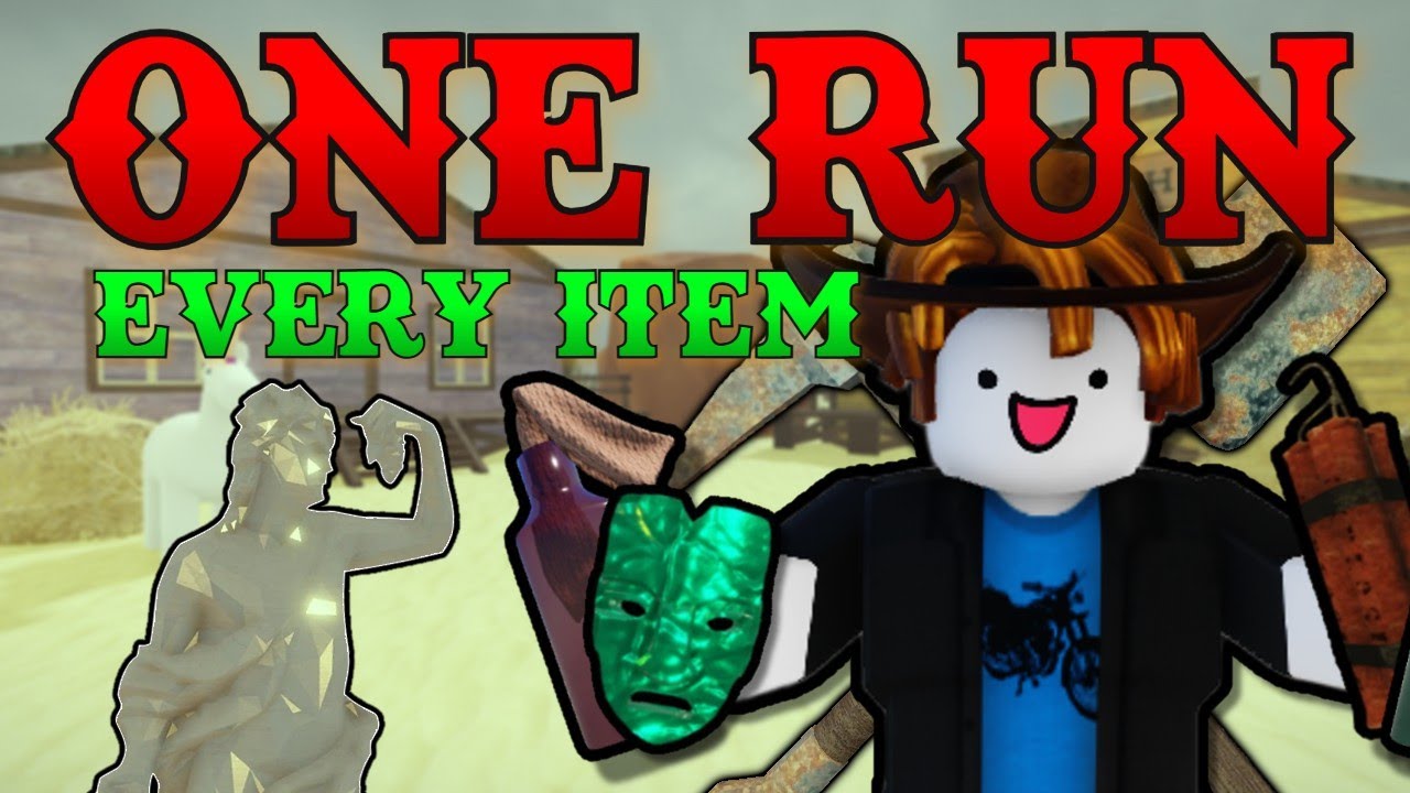 I Collected EVERY ITEM In ONE RUN In Dead Rails
