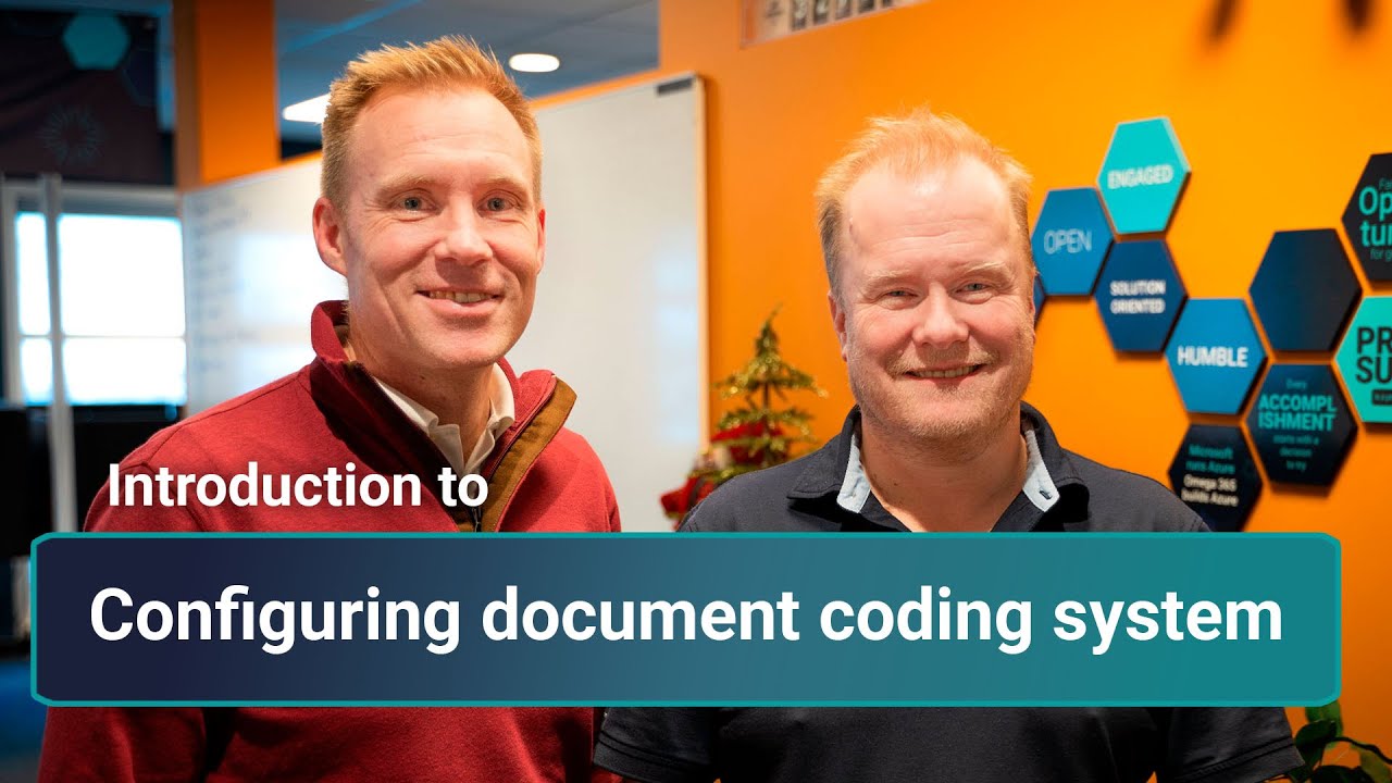 Omega 365 How to: Document Management - Configuring document coding system