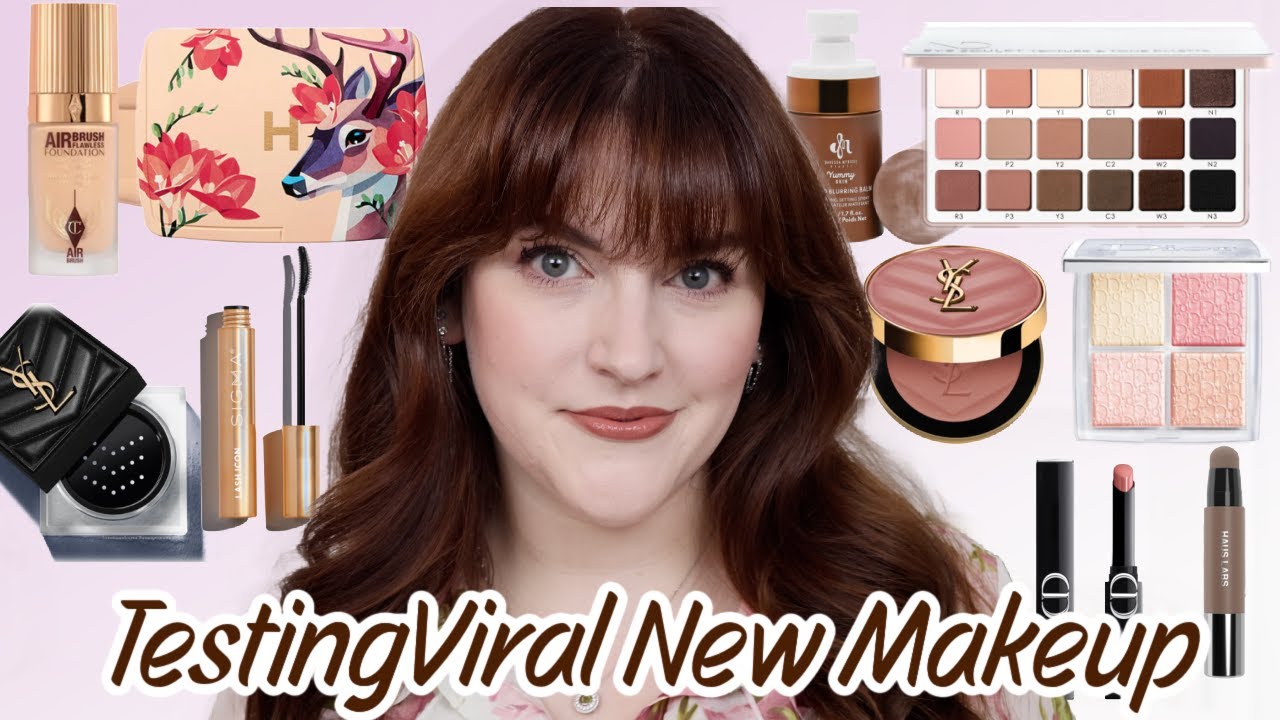 GRWM ТЕСТИРУЕТ НОВУЮ ВИРУСНУЮ КОСМЕТИКУ | YSL, Наташа Денона, Шарлотта Тилбери, Данесса Майрикс, ...
