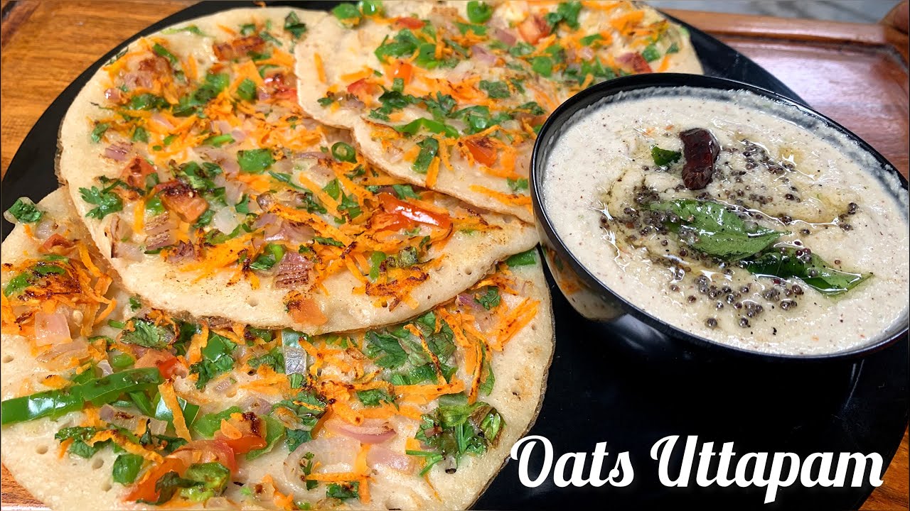 Instant Oats Uttapam | Instant Uttapam | Oats Uttapam/instant breakfast recipe/Healthy Breakfast