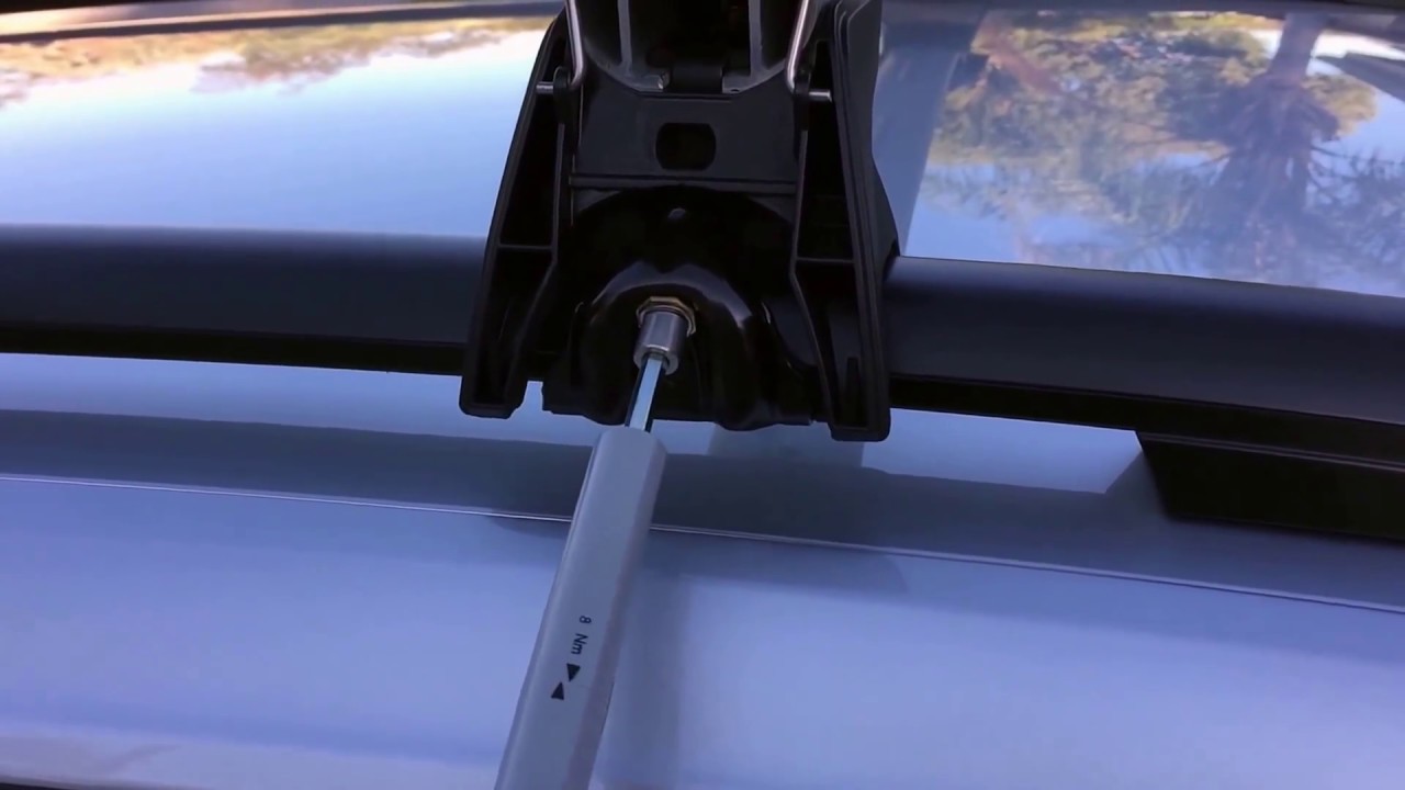 Volkswagen Golf Sportwagen Roof Rack Crossbar Installation