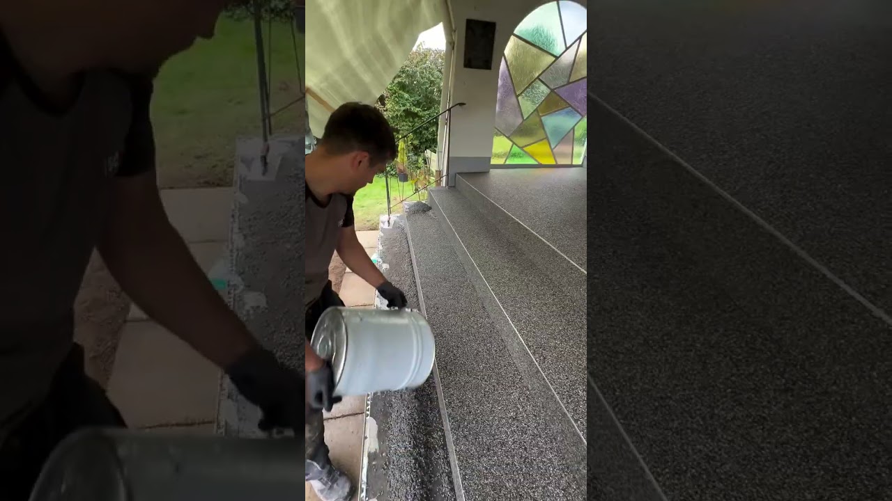 Stone Carpet &ndash; The Smart Flooring Solution for Beauty and Durability! #construction #concrete