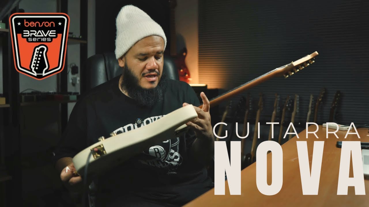 GUITARRA NOVA 👀👀👀 #bensonbrave