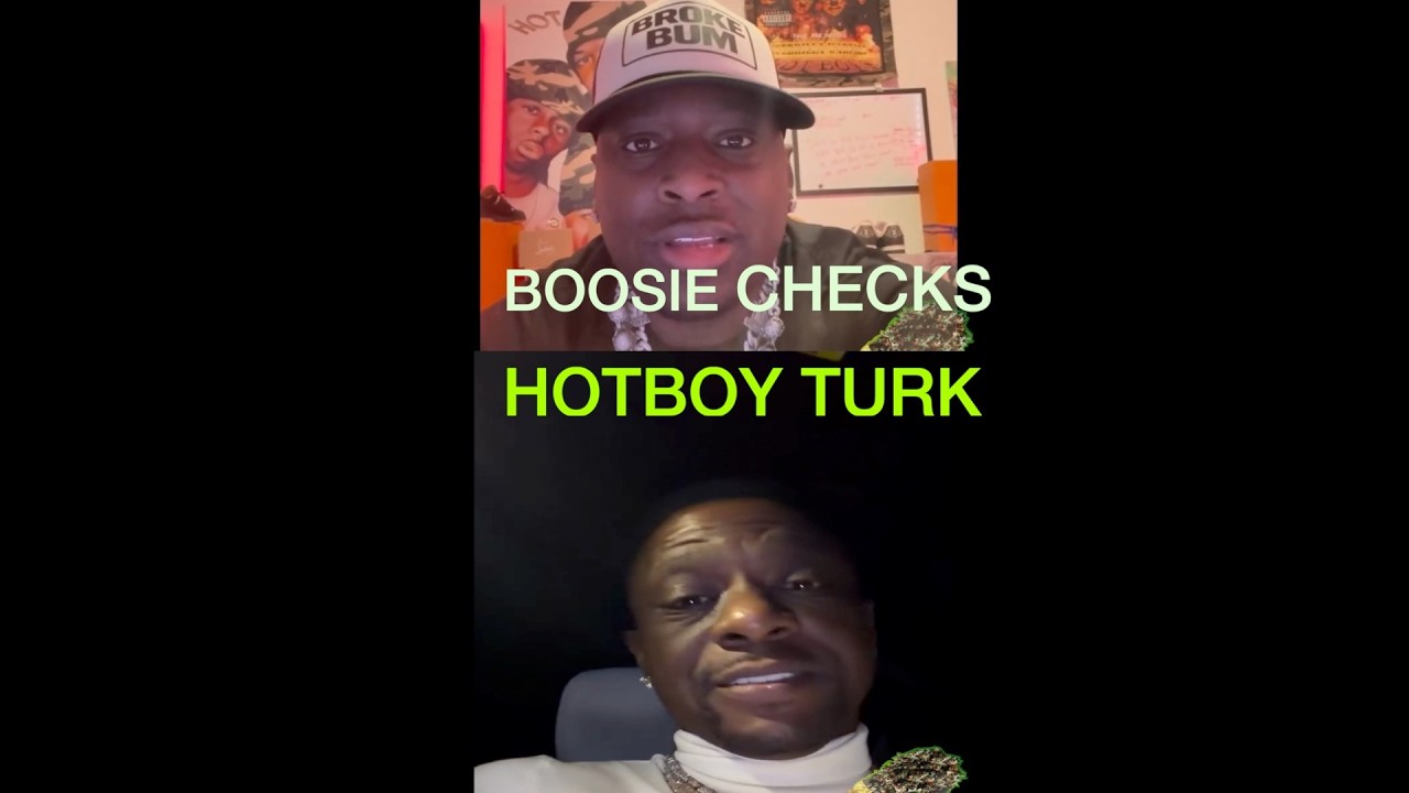 BOOSIE BAD AZZ CHECKS HOTBOY TURK FOR TAKING UP FOR KODAK BLACK CHECKING PC B.G TAKES BOOSIE SIDE