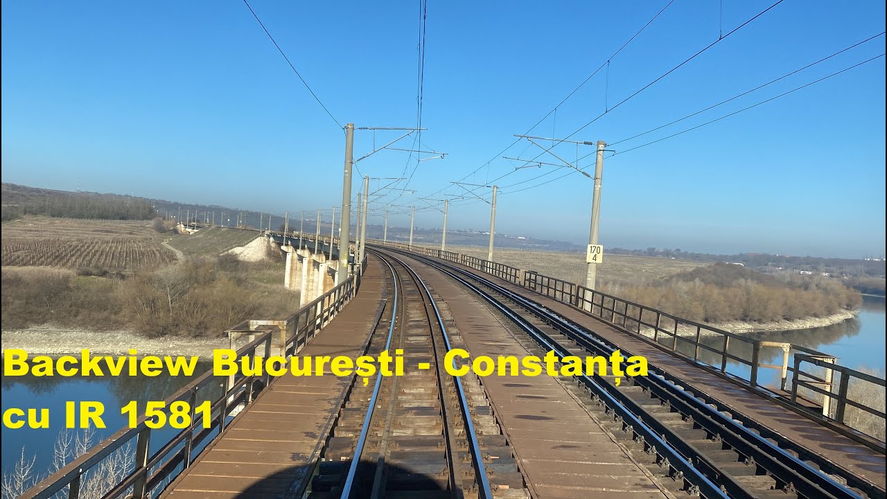 Train backview București Nord - Constanța | IR 1581