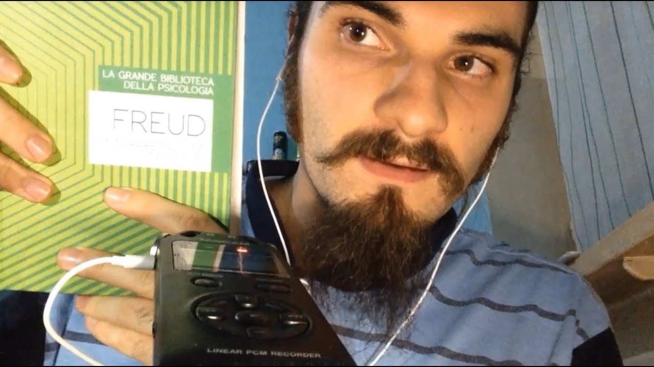 ASMR ita: Inaudible Whispering/Sussurrio Impercettibile Leggendo Freud