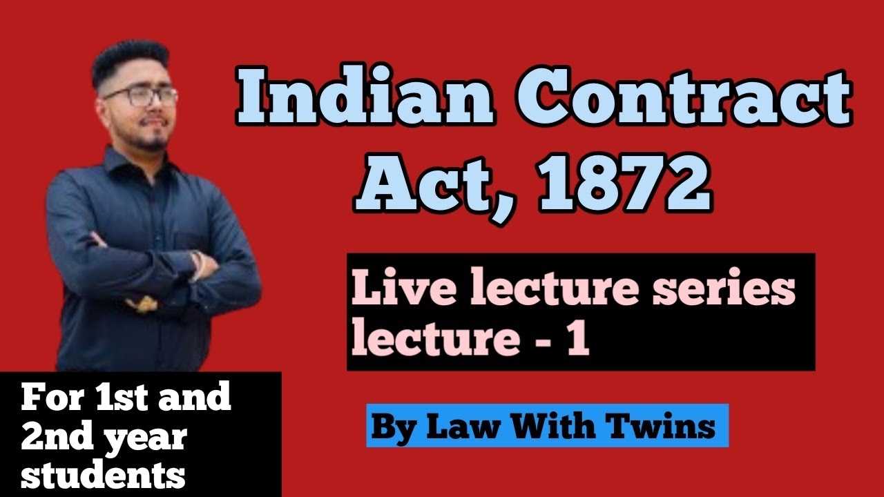 Lecture 1 | An introduction | meaning of contract |  types of contract | for AIBE 2024 CCSU,HPU,etc…