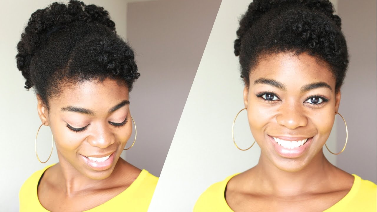 Twist, Curl, & Pony Puff Tutorial - ft. Carol's Daughter - 4C Natural Hair