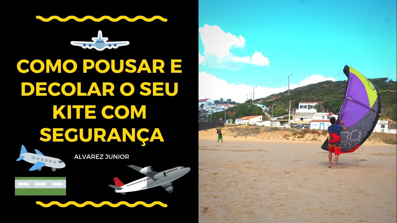 Pouso e Decolagem  - A posição do Kite na Janela de vento