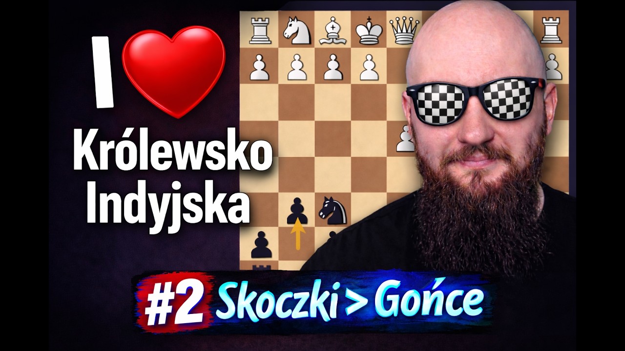 2) Królewsko-Indyjskie skoczki silniejsze od gońców