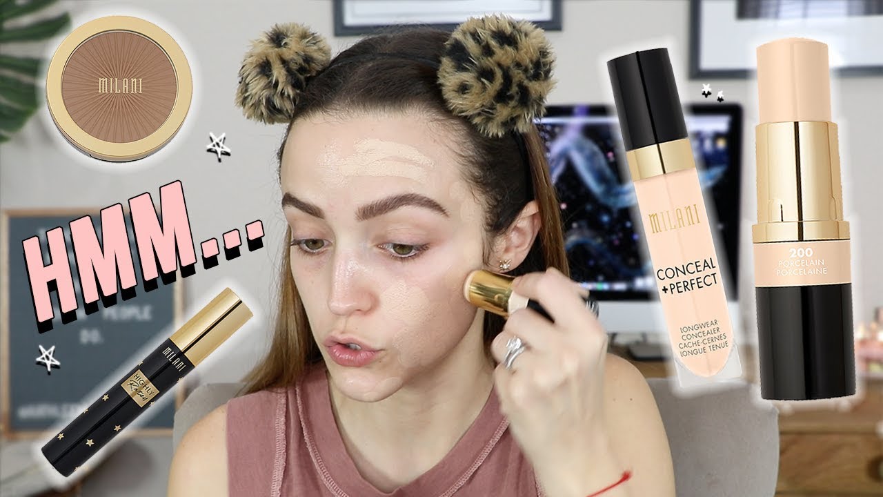 MILANI $10 FOUNDATION STICK + CONCEALER! Is it good??????