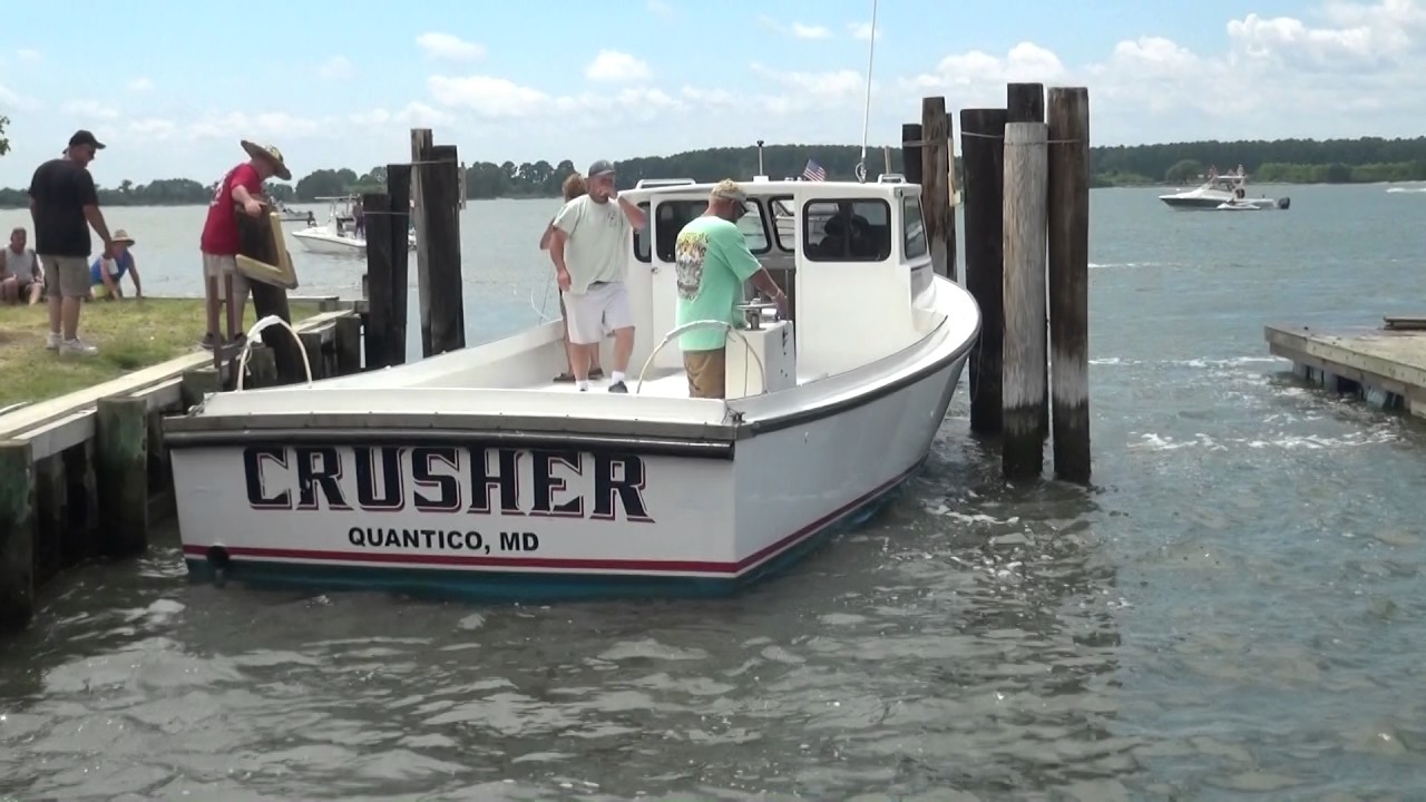Chesapeake Cowboys Boat Docking @ Point Lookout Marina © Ron Bailey, RBPP