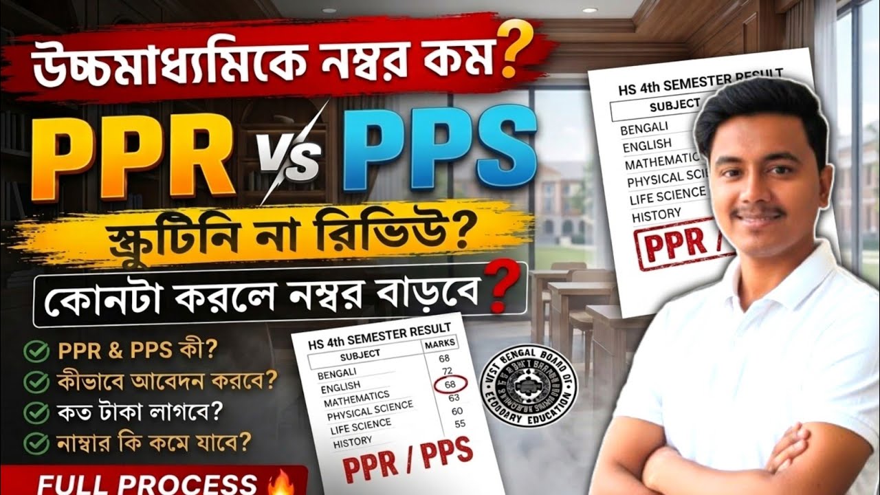 প্রত্যেকের নম্বর বাড়বে ❗PPS & PPR কারা কিভাবে করবে ? HS ppr & pps process | pps ppr full form hs