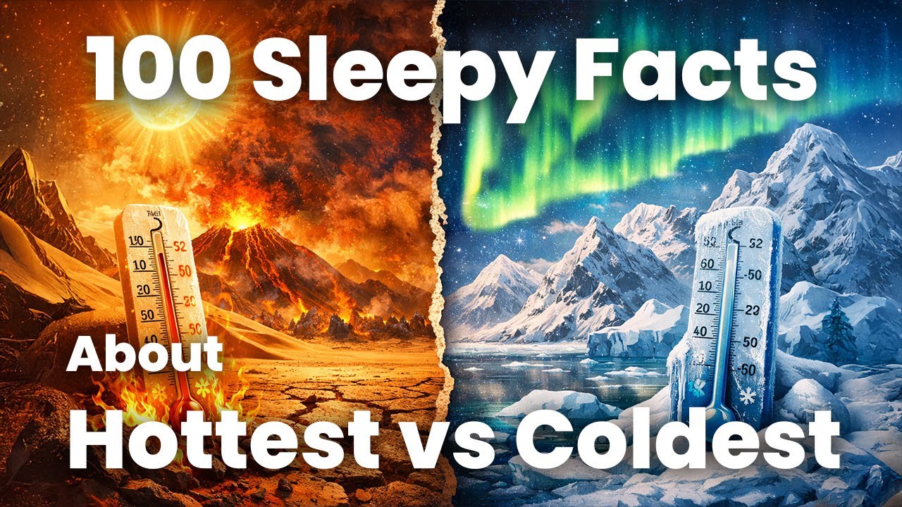 Relaxing Facts About The Hottest and Coldest Places on Earth, Science for Sleep 😴