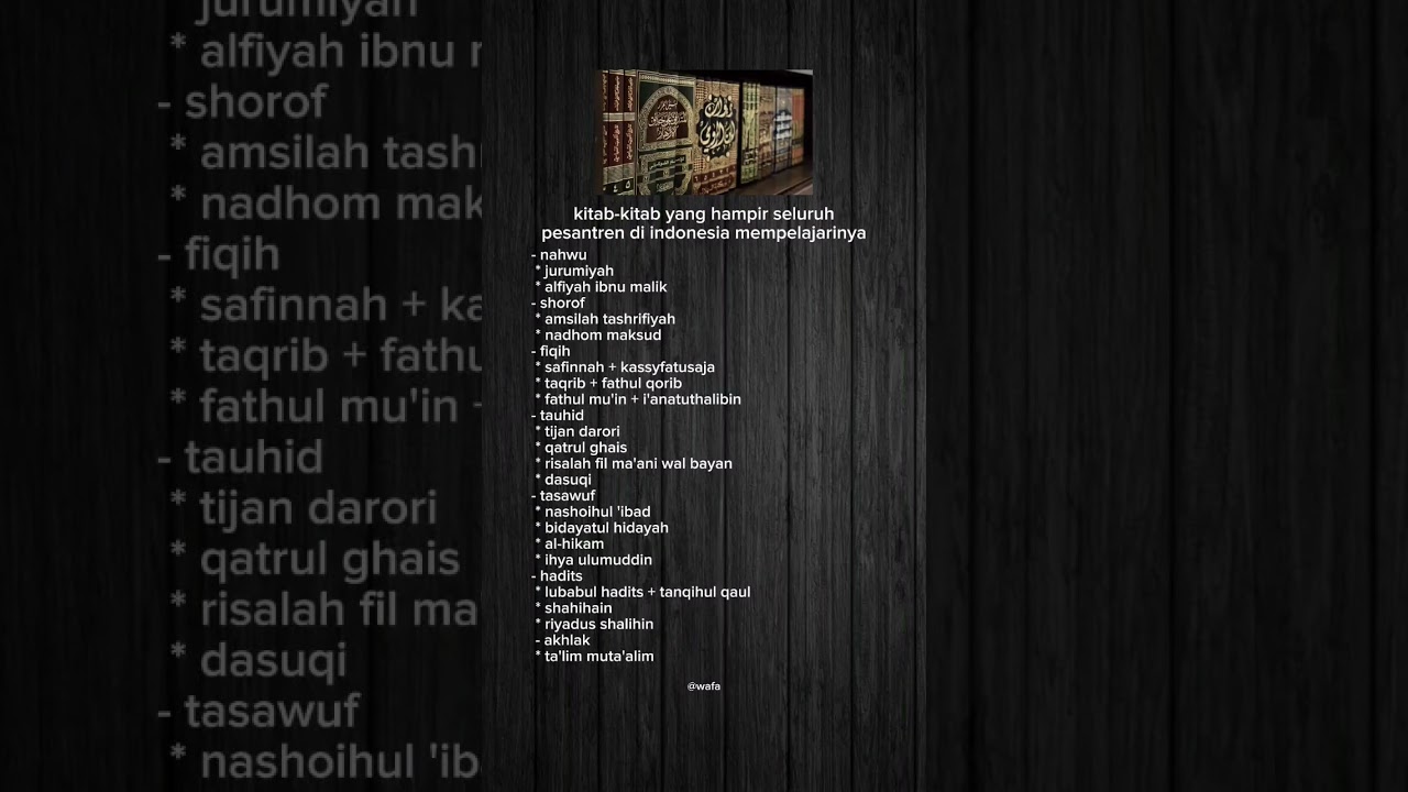 kitab-kitab pesantren#shorts #dakwahislam #santri