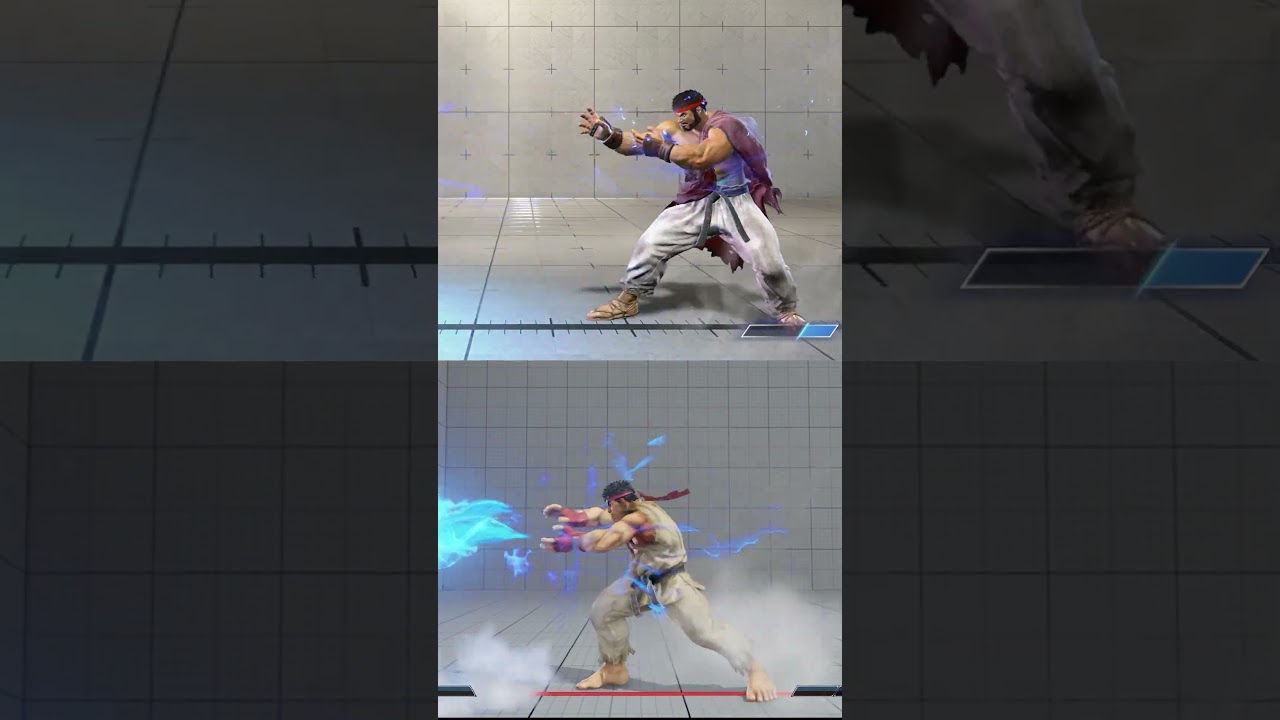 SF6 vs SFV - Hadouken