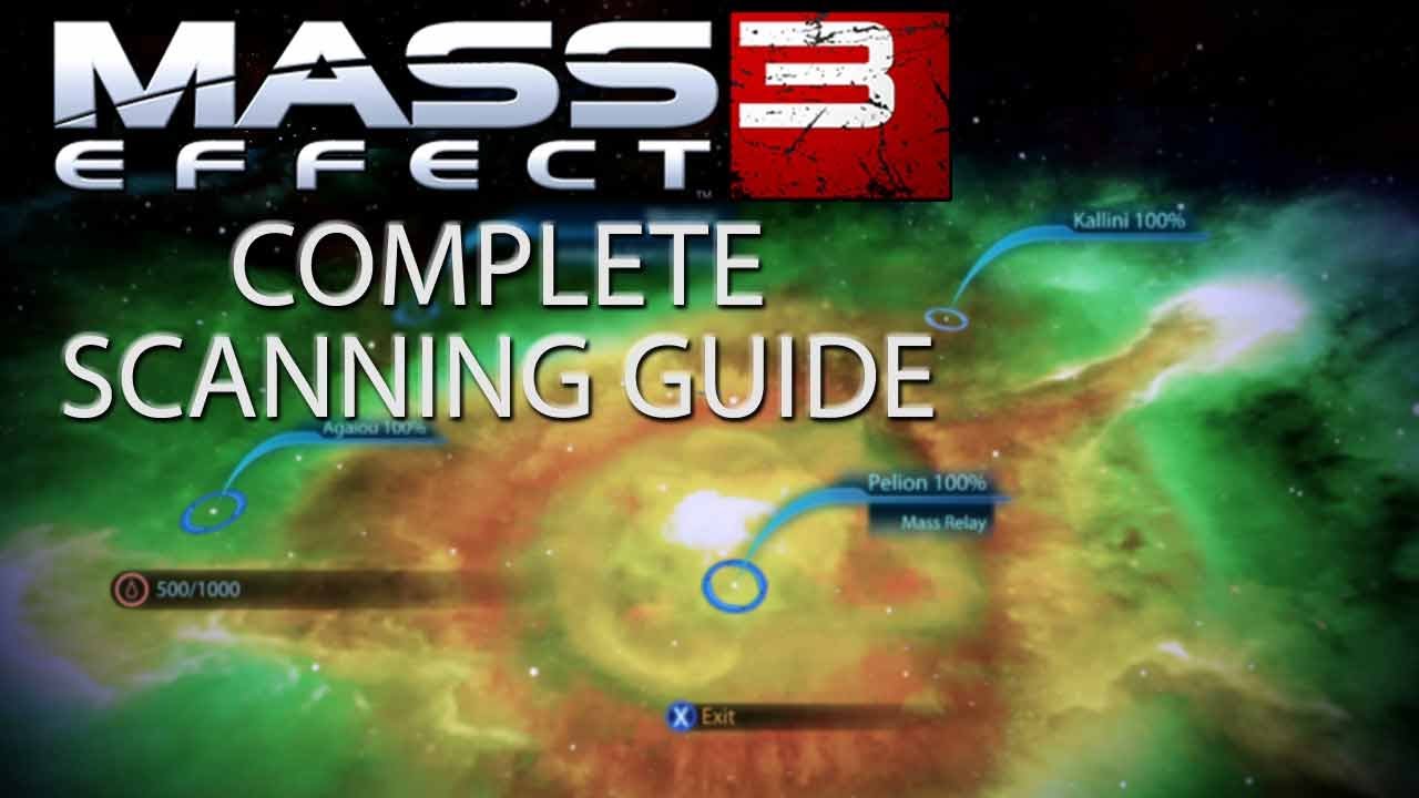 Mass Effect 3 Complete Scanning Guide