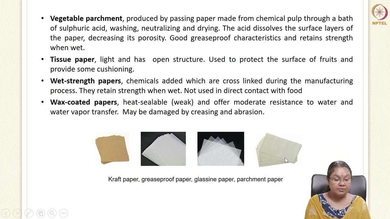 Paper as packaging material P1