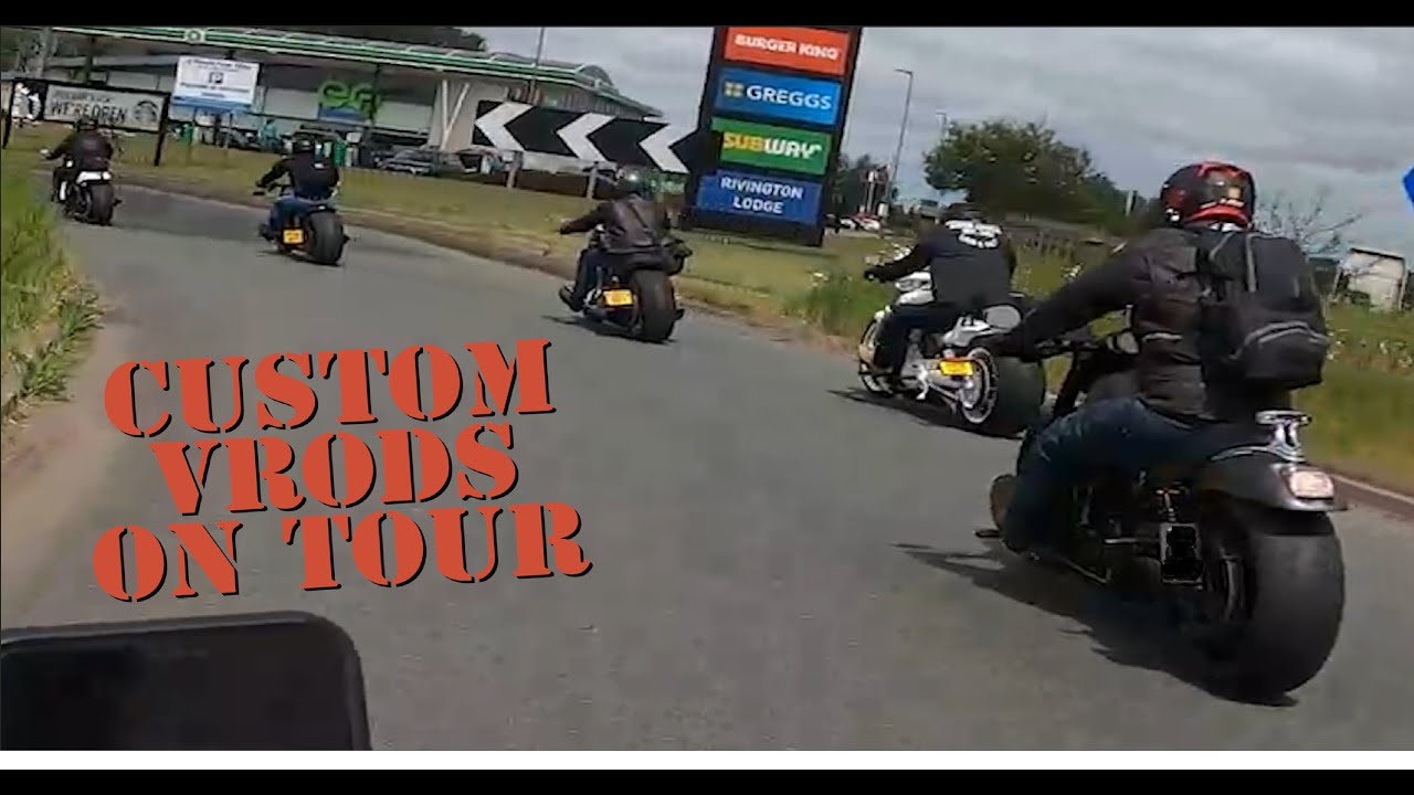 CUSTOM HARLEY DAVIDSON V-ROD. On a road trip on the UK! #harleydavidson #motorcycles #motorbikes