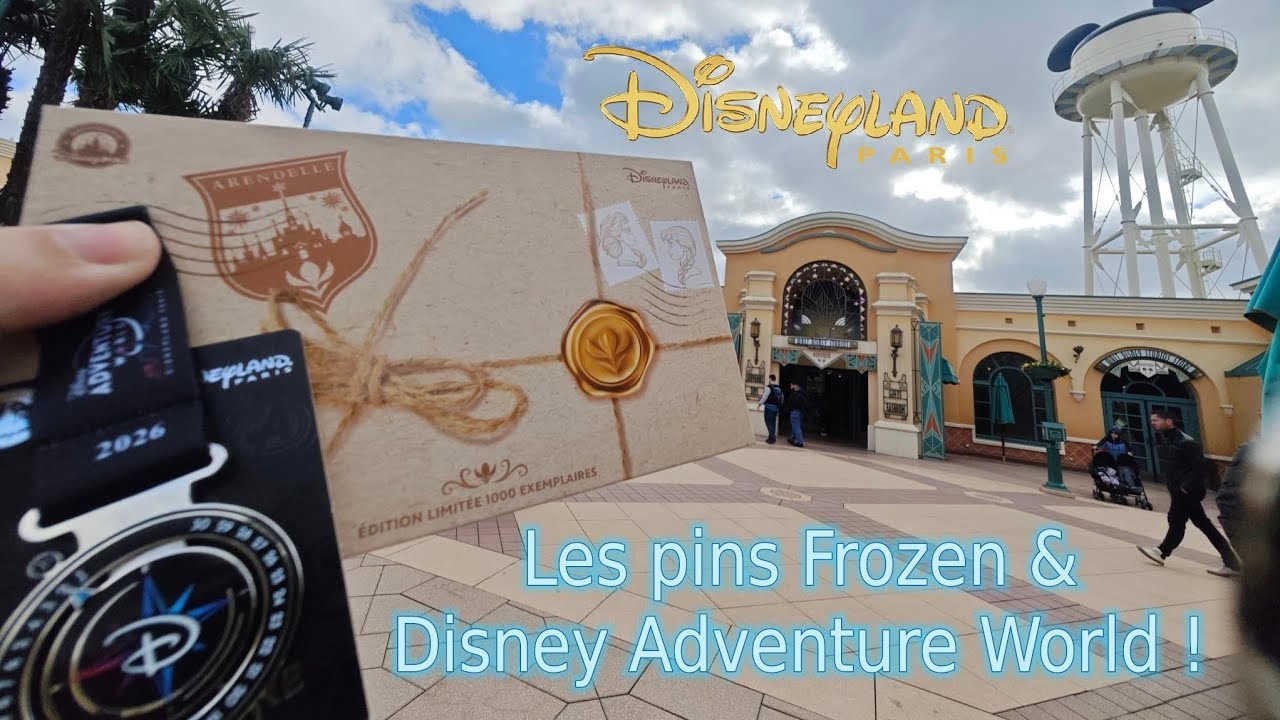 Les pins Frozen et Disney Adventure World à Disneyland Paris : Découverte ! V2 lol