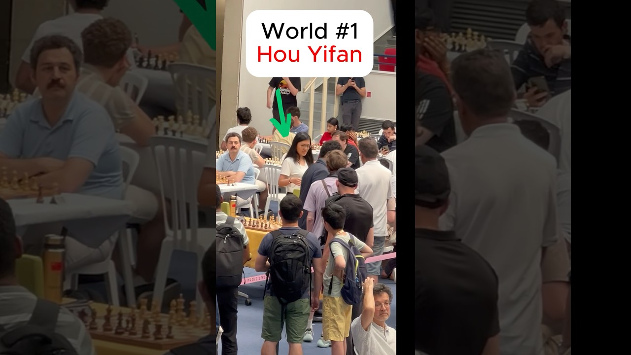 Hou Yifan playing in Championnat de Paris 2025! 