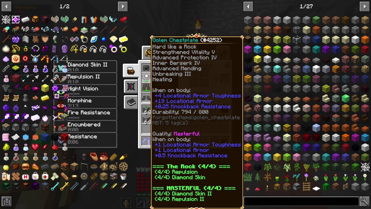 Live Day39 RLcraft 1.12.2 Full 4/4 Golem Armor
