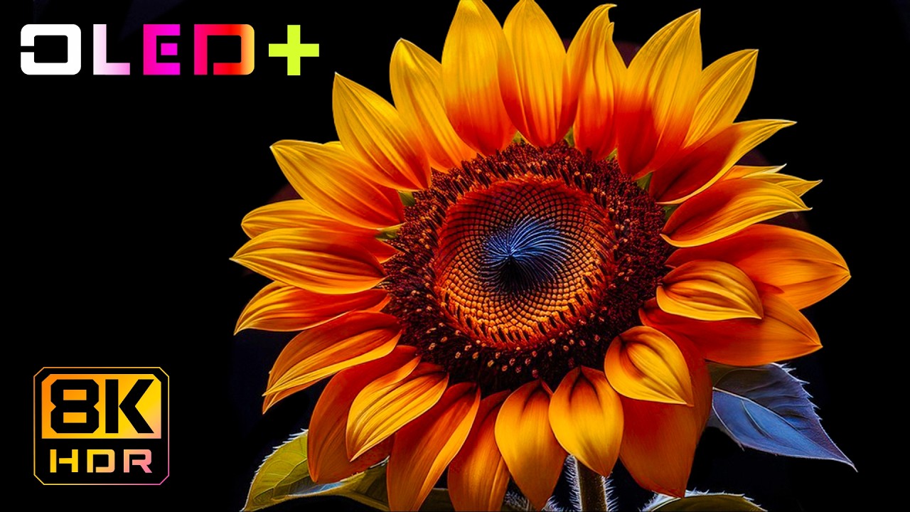 BEST OLED DEMO - Breathtaking Flower Blooming in 8K HDR | Dolby Vision&trade;