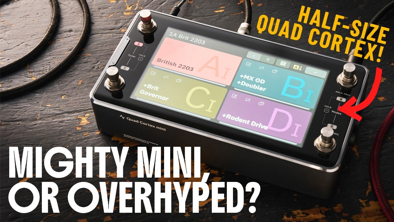 Neural DSP Quad Cortex mini - Guitar World demo