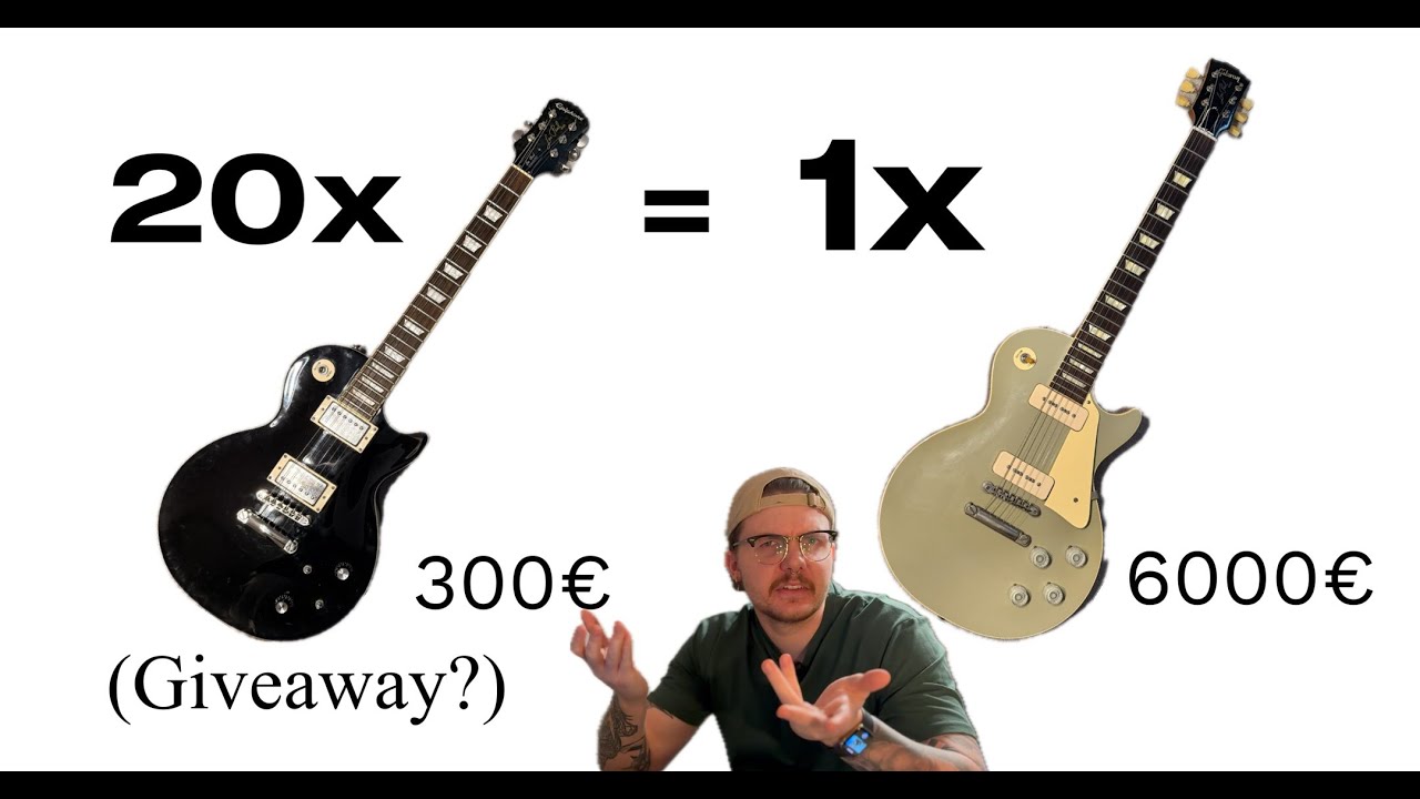 Ist dieser Preisunterschied gerechtfertigt Gibson ? (+Giveaway?)