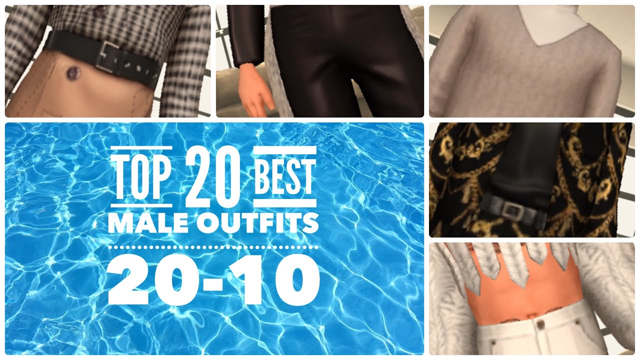 Top 20 Best Male Outifts/Part 1 20-10/Avakin Life