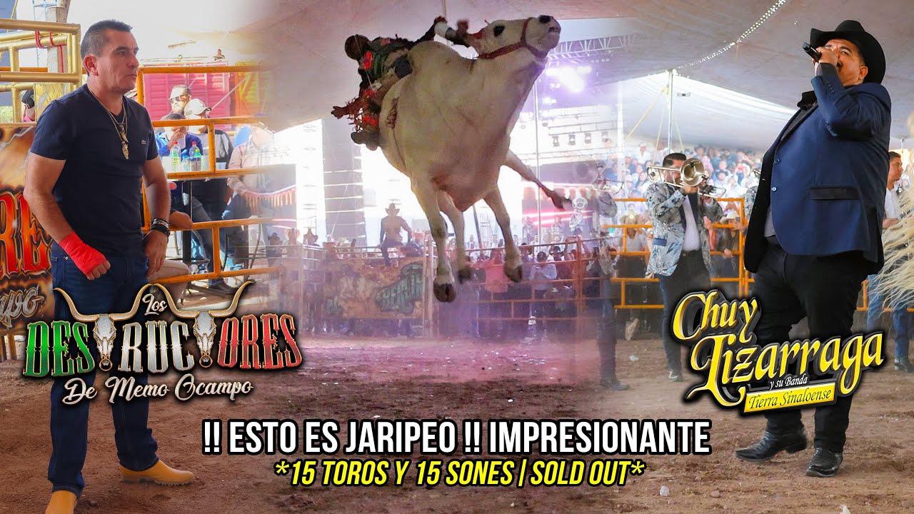 !!ESTO ES JARIPEO!! IMPRESIONANTE | SOLD OUT| 15 TOROS CON CHUY | Destructores En La Griega Qro 2024