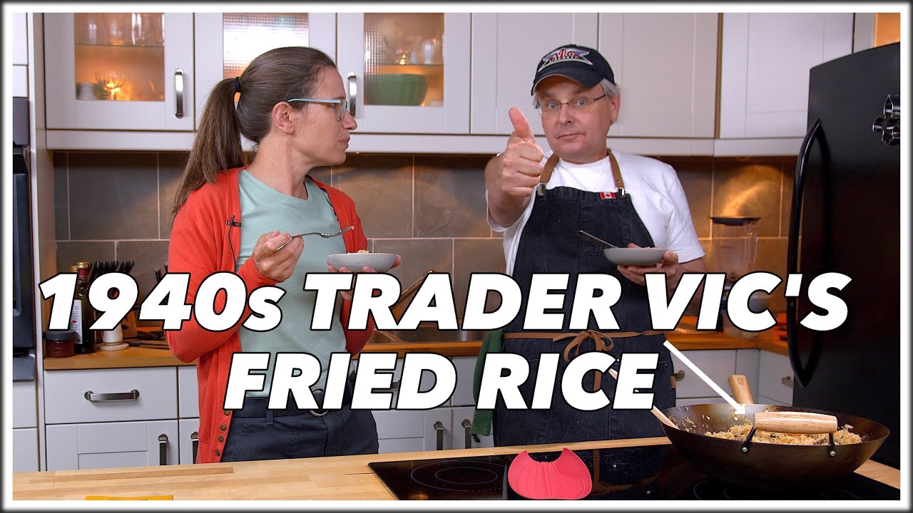 1940s Trader Vic's Shrimp Fried Rice - Old Cookbook Show