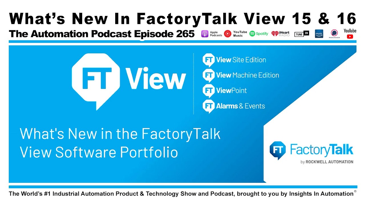 Что нового в FactoryTalk View версий 15 и 16?