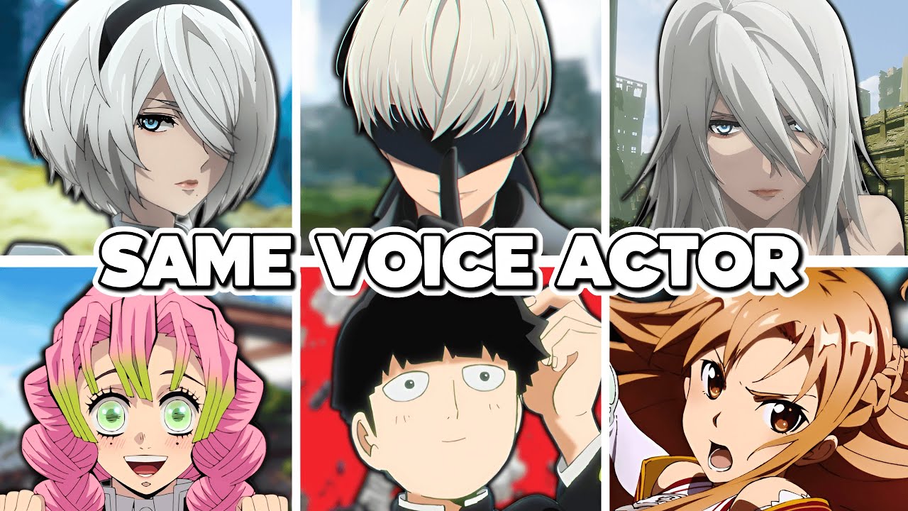 Every Nier: Automata Ver1.1a Voice Actors Most Famous Roles (ENG)