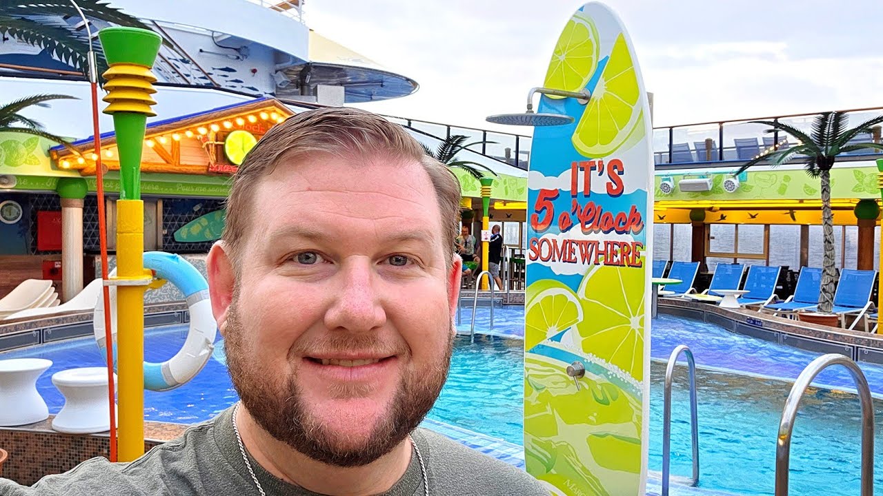 MARGARITAVILLE At Sea ISLANDER Cruise Ship Day 2 - A Full Day At Sea! Food, Entertainment