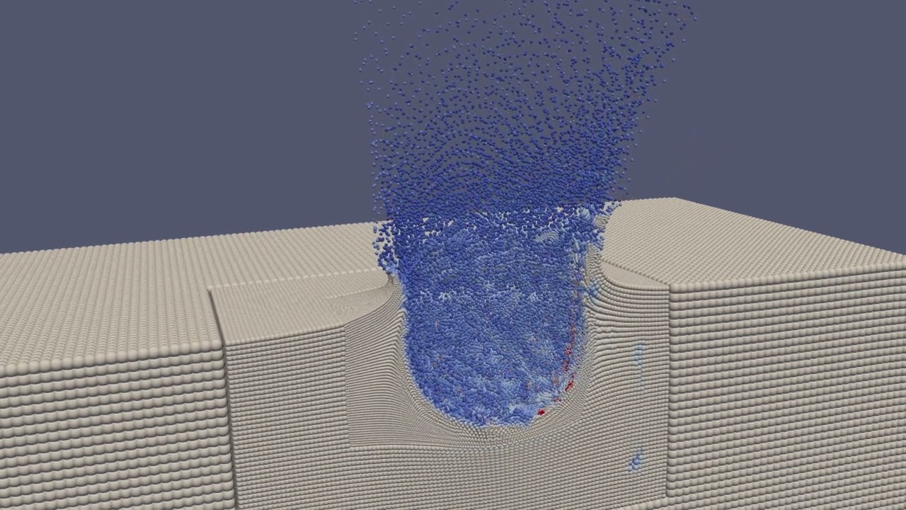 Meteor Impact Simulation - Meteor Crater, Arizona