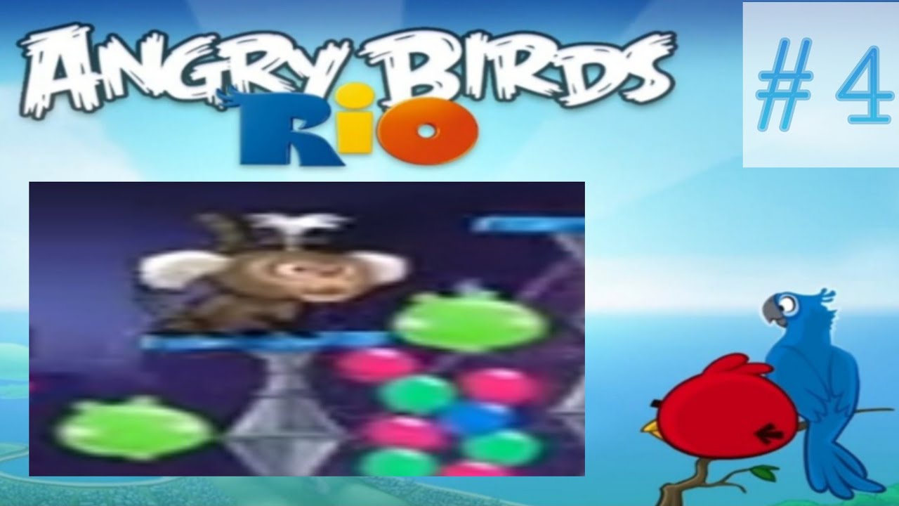 Kötü devasa maymun | Angry Birds Rio pc bölüm 4