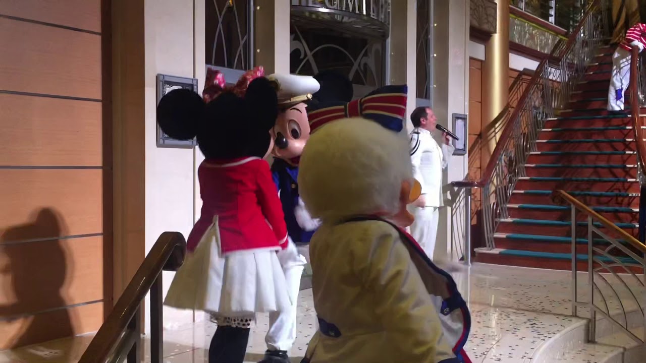 See You Real Soon Mickey Mouse, Minnie, Donald, Daisy Disney Magic Farewell DCL
